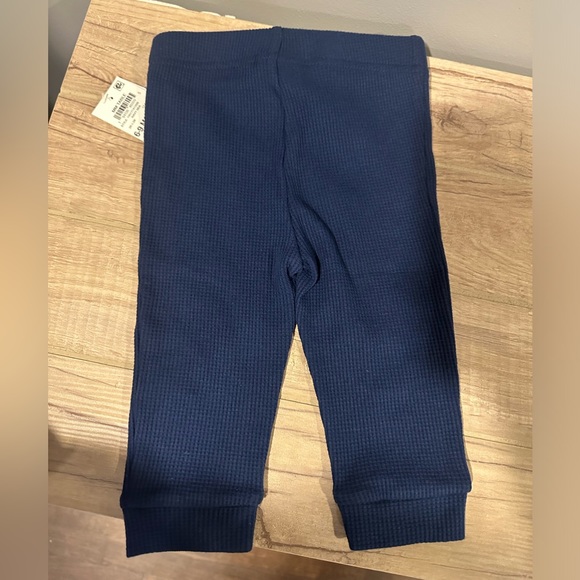 First Impressions Waffle Knee Patch Joggers Size 6-9 Months NWT - Picture 3 of 3